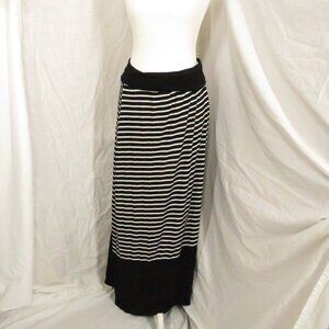 Vintage 90s Max Studio Striped Maxi Skirt 🖤